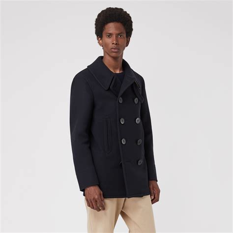 burberry pea coat amazon|burberry pea coats men.